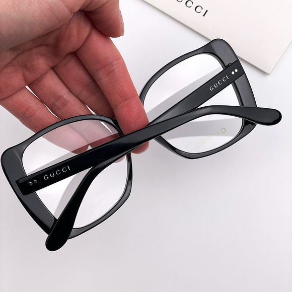 Gucci GG0473O 001 Eyeglasses Black Butterfly Women main image 8